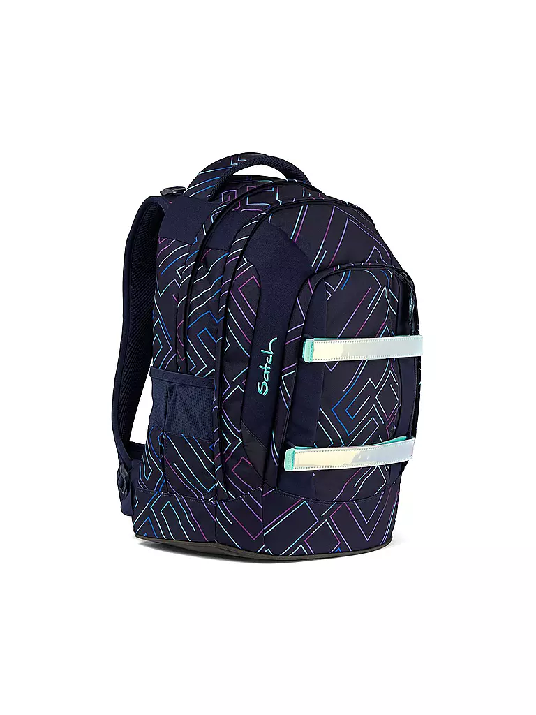 SATCH | Schulrucksack Satch Pack Purple Laser | dunkelblau