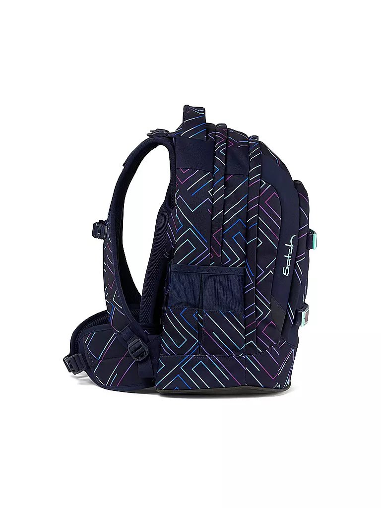 SATCH | Schulrucksack Satch Pack Purple Laser | dunkelblau