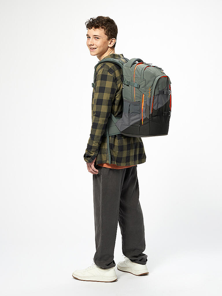 SATCH | Schulrucksack Satch Pack Right Here | olive
