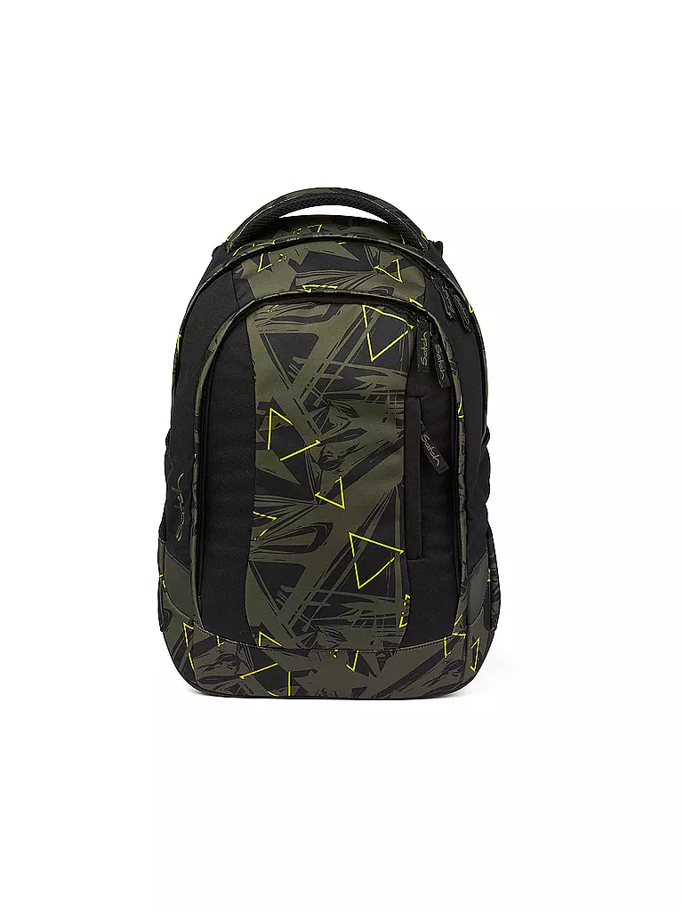 SATCH | Schulrucksack Satch Sleek - Geo Storm | schwarz