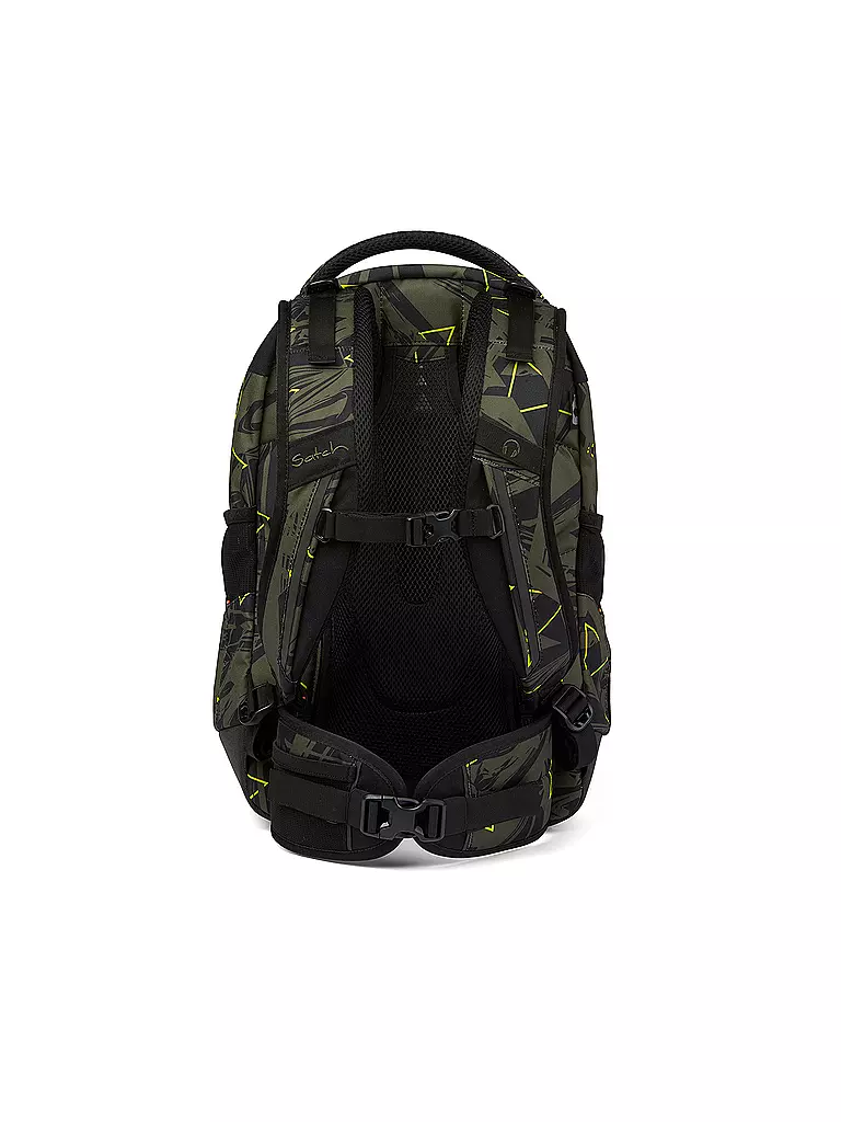 SATCH | Schulrucksack Satch Sleek - Geo Storm | schwarz