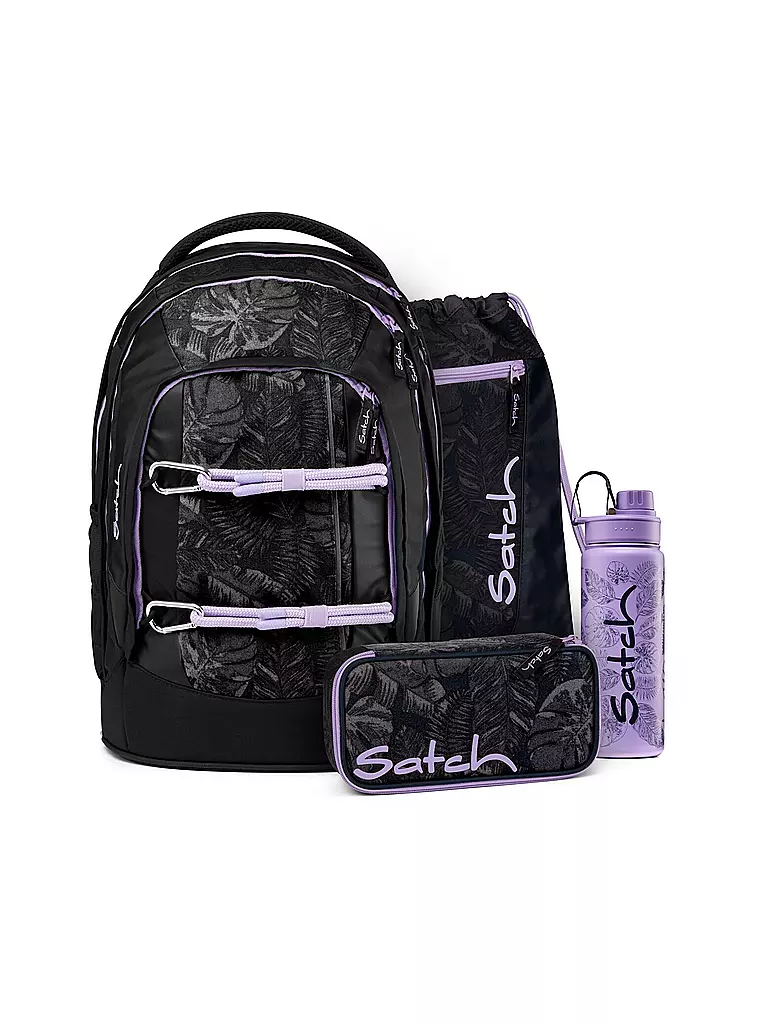 SATCH | Schulrucksack Set 4-tlg PACK Betty Grey | grau