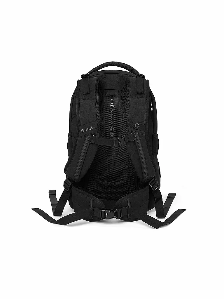 SATCH | Schulrucksack Sleek - Blackjack | schwarz