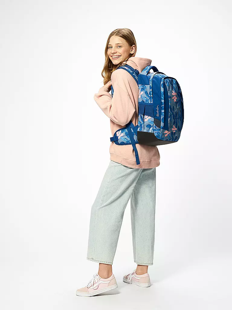 SATCH | Schulrucksack Sleek - Summer Soul | blau