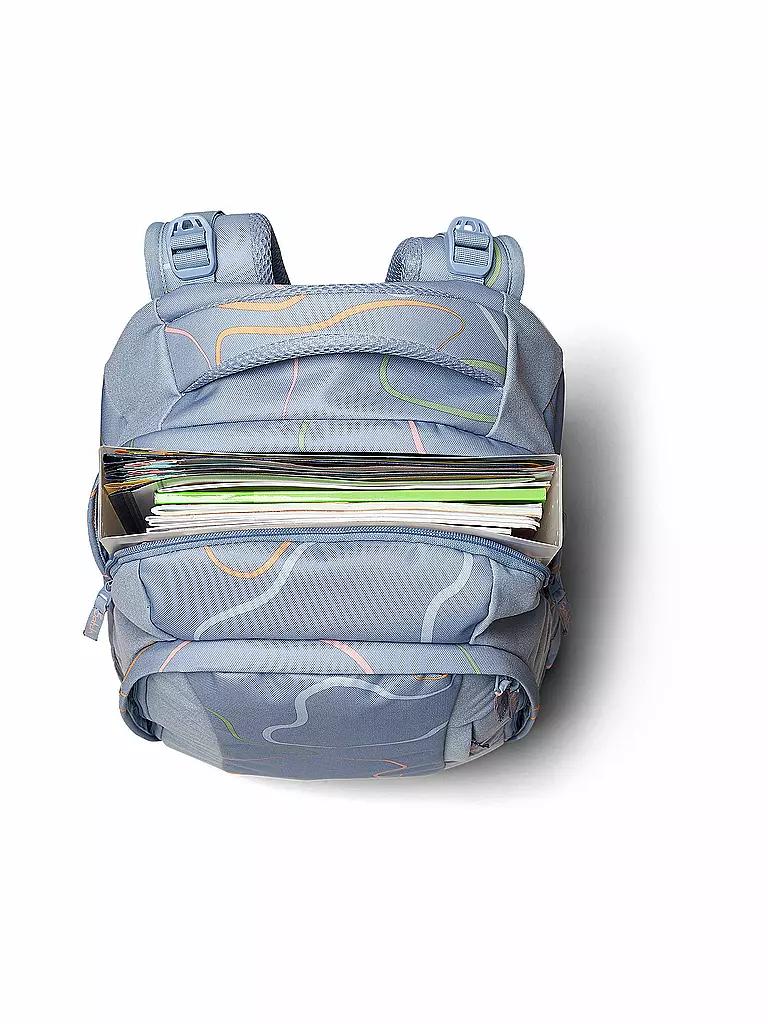 SATCH | Schulrucksack Sleek - Vivid Blue | hellblau