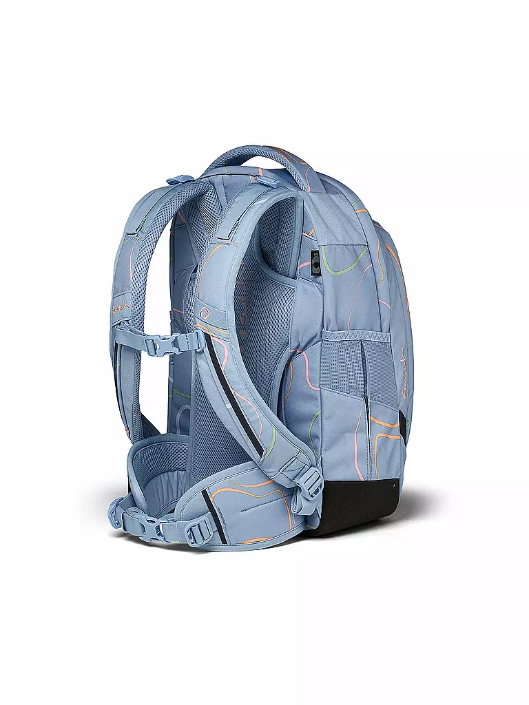 SATCH | Schulrucksack Sleek - Vivid Blue | hellblau