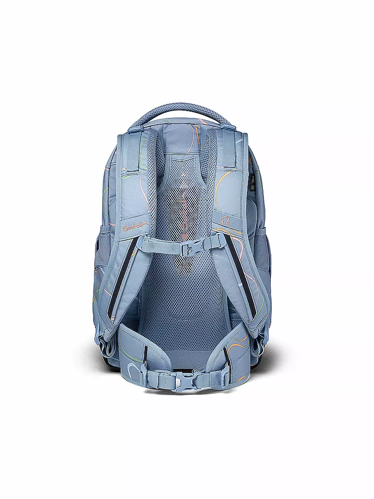 SATCH | Schulrucksack Sleek - Vivid Blue | hellblau