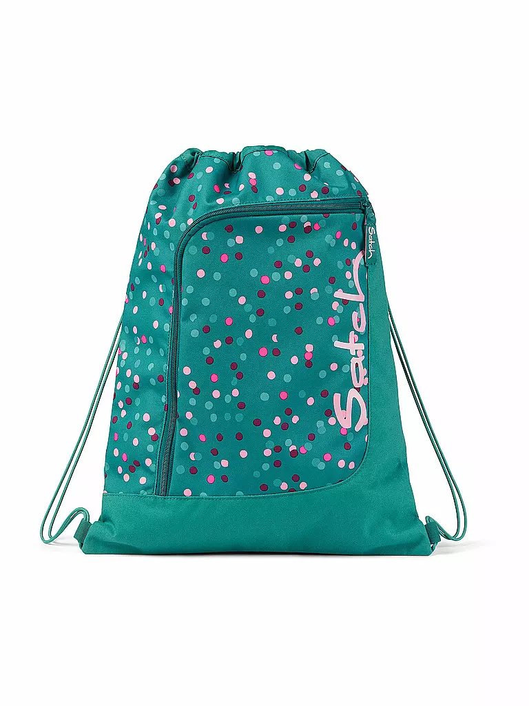SATCH | Sportbeutel - Gym Bag  Happy Confetti | türkis