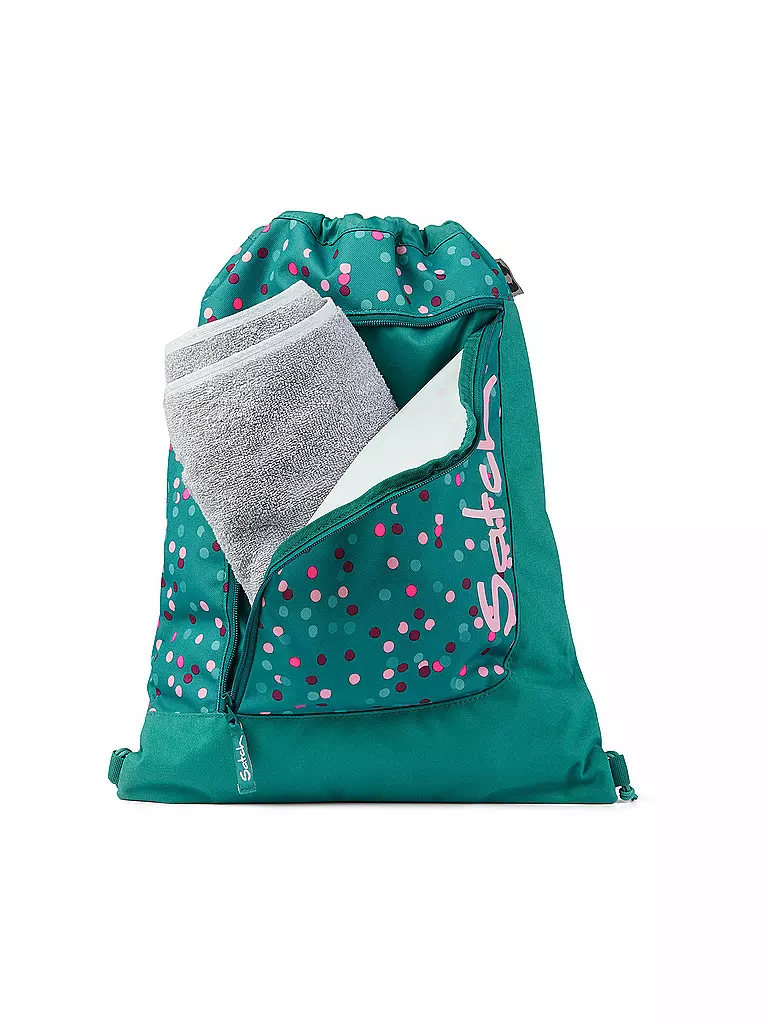 SATCH | Sportbeutel - Gym Bag  Happy Confetti | türkis