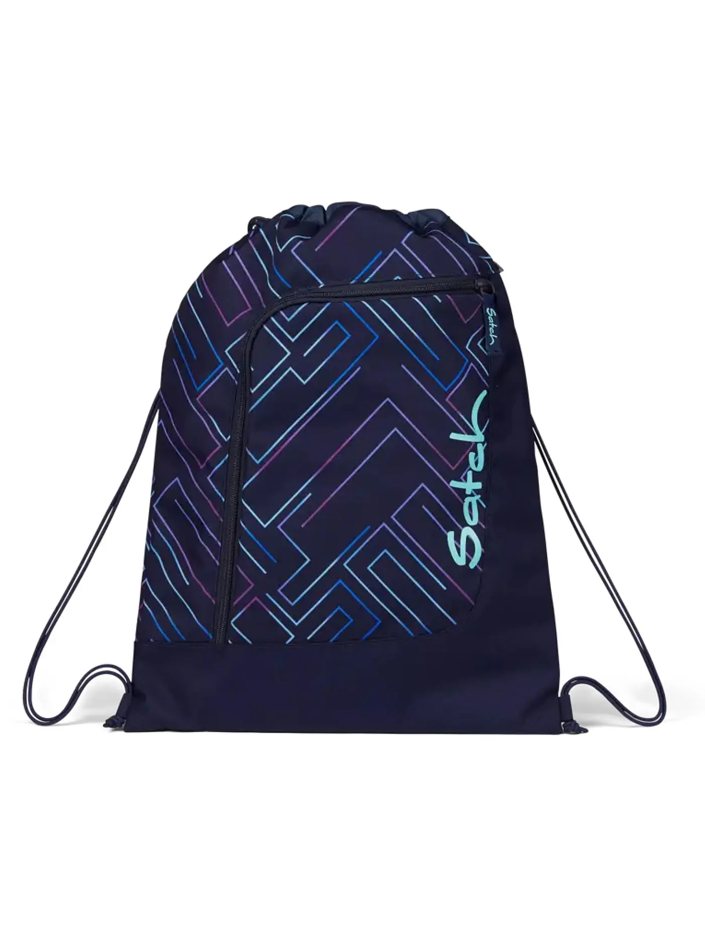 SATCH | Sportbeutel Purple Laser | schwarz