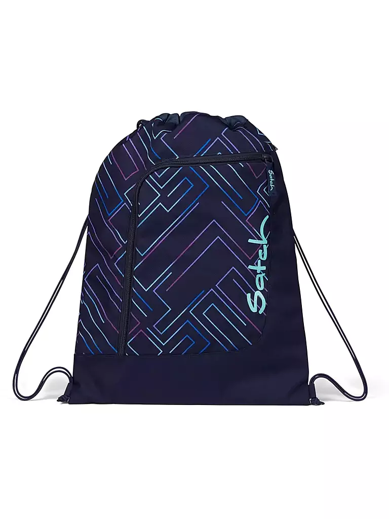 SATCH | Sportbeutel Purple Laser | schwarz