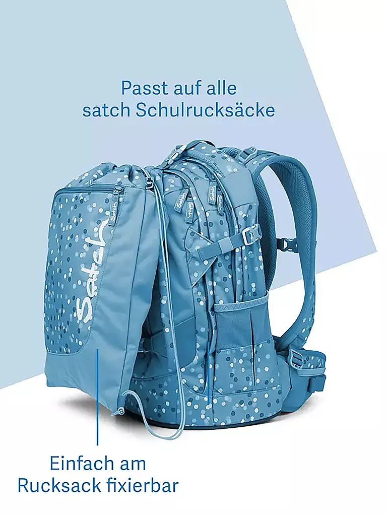 SATCH | Sportbeutel Purple Laser | schwarz