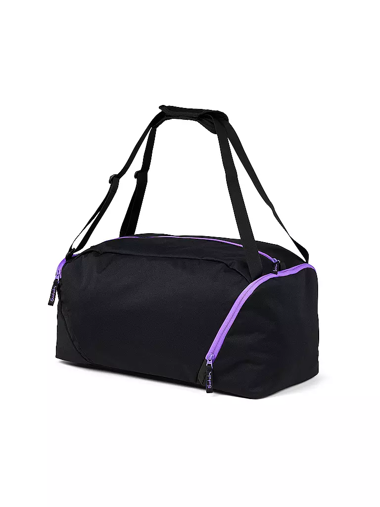 SATCH | Sporttasche - Purple Phantom | schwarz