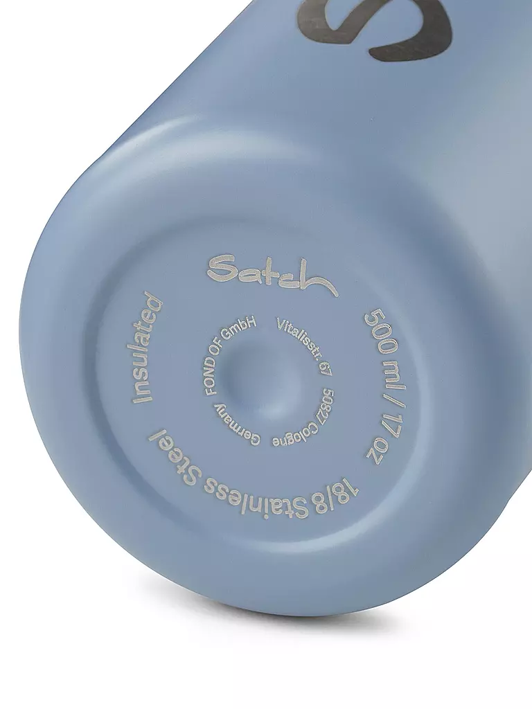 SATCH | Trinkflasche 0,5l Edelstahl Skandi Nordic Ice Blue | hellblau