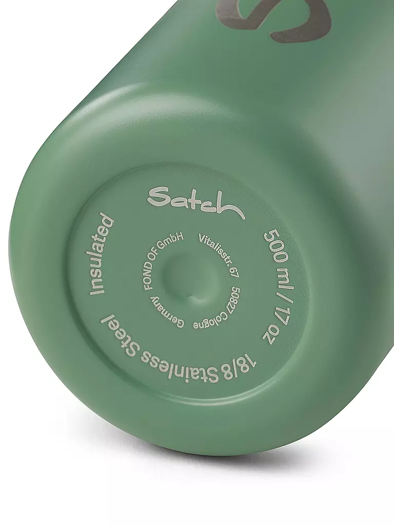 SATCH | Trinkflasche 0,5l Edelstahl Skandi Nordic Jade | grün