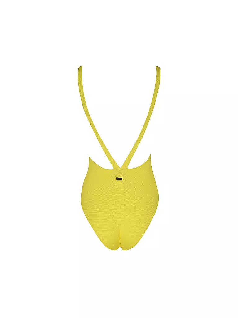 SAVE THE DUCK | Damen Badeanzug NIKAIA starlight yellow | gelb