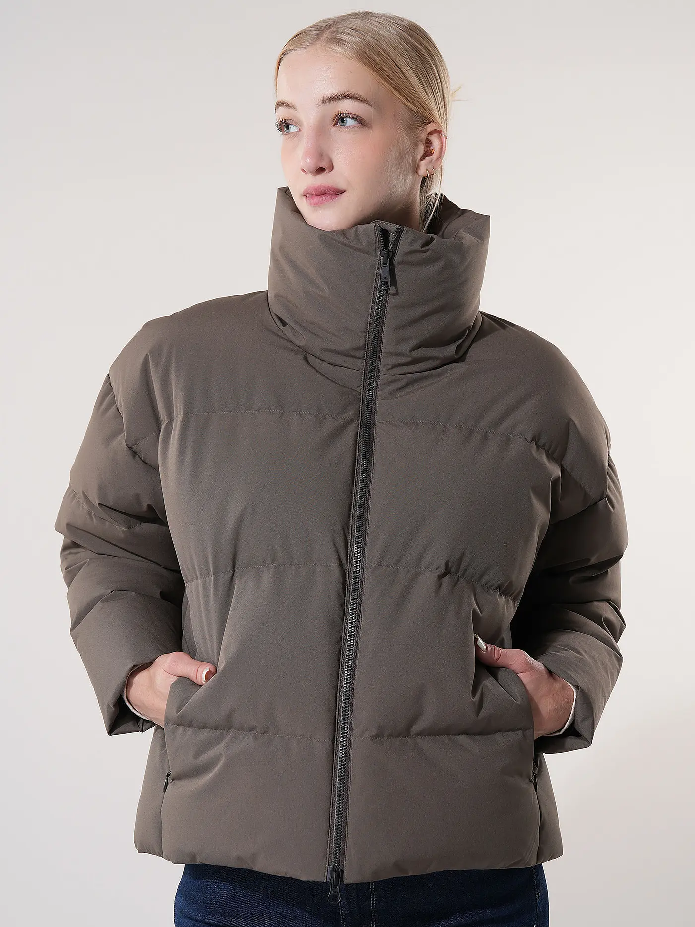 SCANDINAVIAN EDITION | Daunenjacke BLOCK | braun