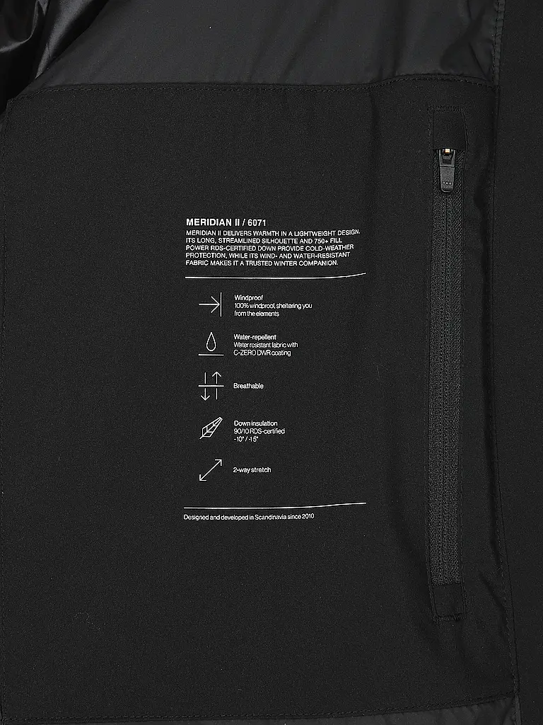 SCANDINAVIAN EDITION | Daunenmantel MERIDIAN II | schwarz