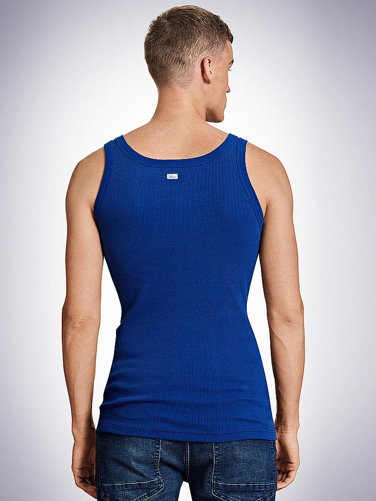 SCHIESSER REVIVAL | Tank Top " Friedrich " | blau