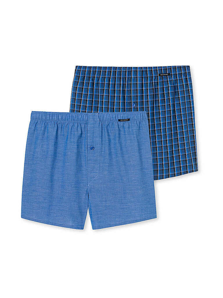 Boxershorts 2er Pkg royal blau XXL herren