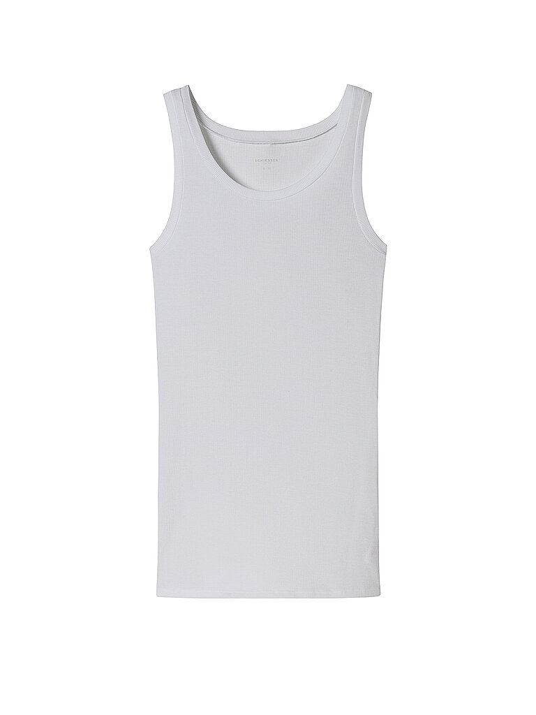 SCHIESSER Top - Unterhemd RIB weiss weiss | 40