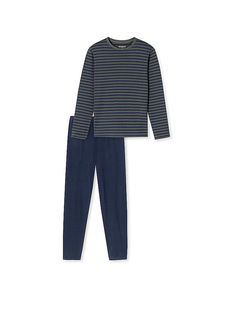 Pyjama anthrazit grau 48 herren