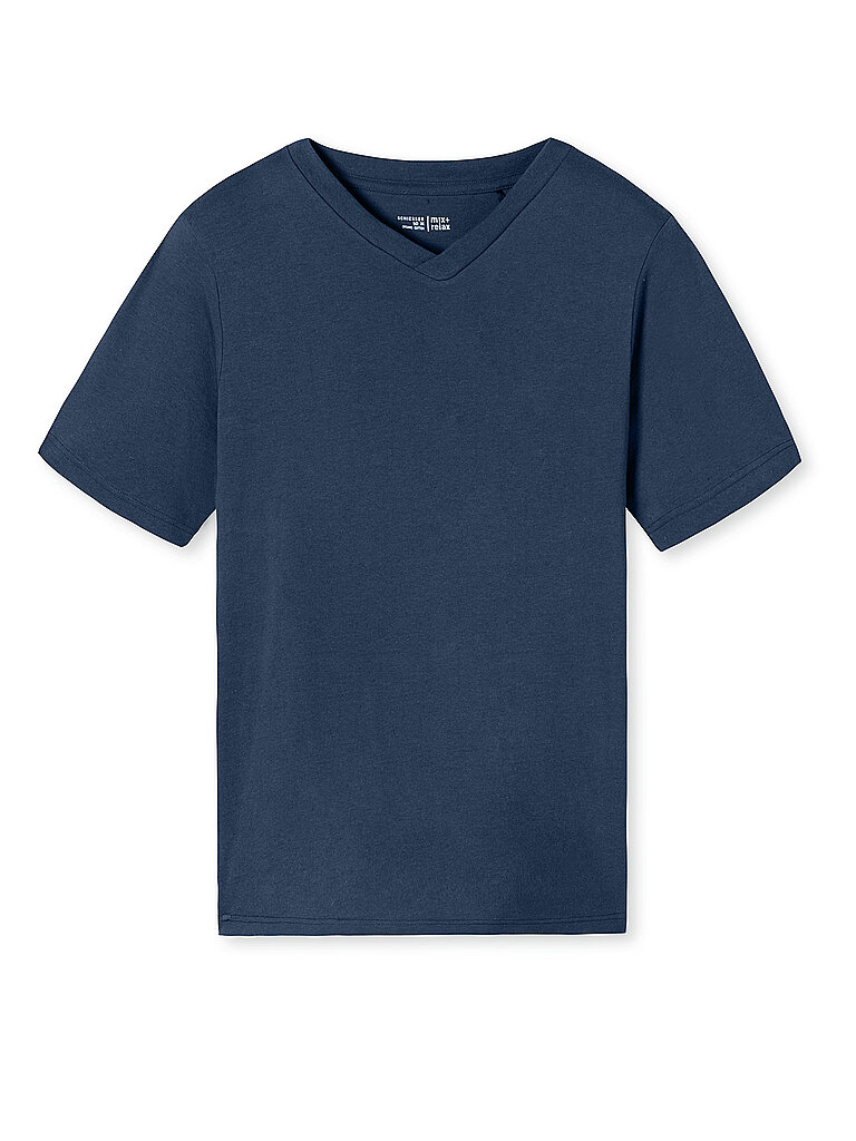 Pyjama T-Shirt MIX + RELAX royal blau 58 herren
