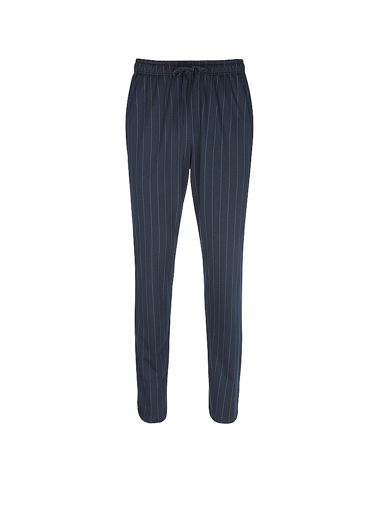 Pyjama Hose nachtblau blau 52 herren