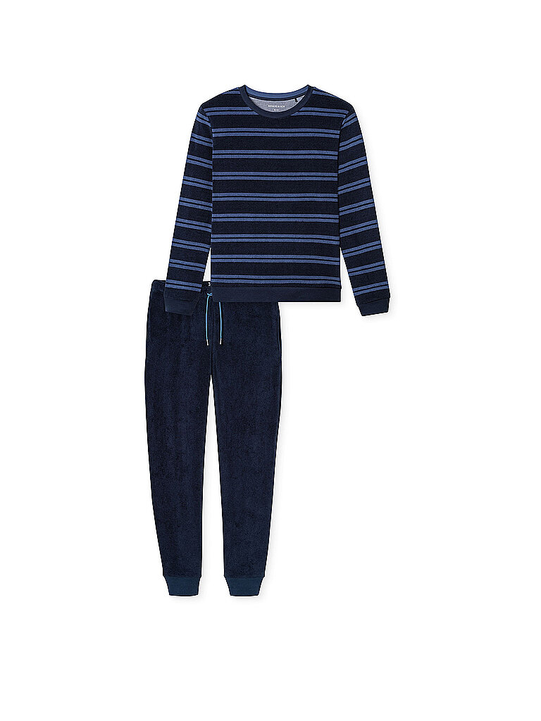SCHIESSER Pyjama  dunkelblau | 50