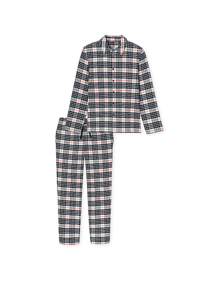 SCHIESSER Pyjama  dunkelrot | 48
