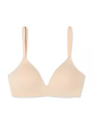 SCHIESSER | BH gepadded ohne Bügel " Invisible Soft " sand | beige