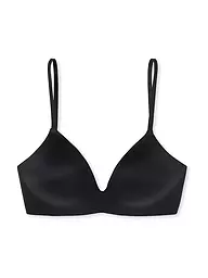 SCHIESSER | BH gepadded ohne Bügel " Invisible Soft " sand | schwarz
