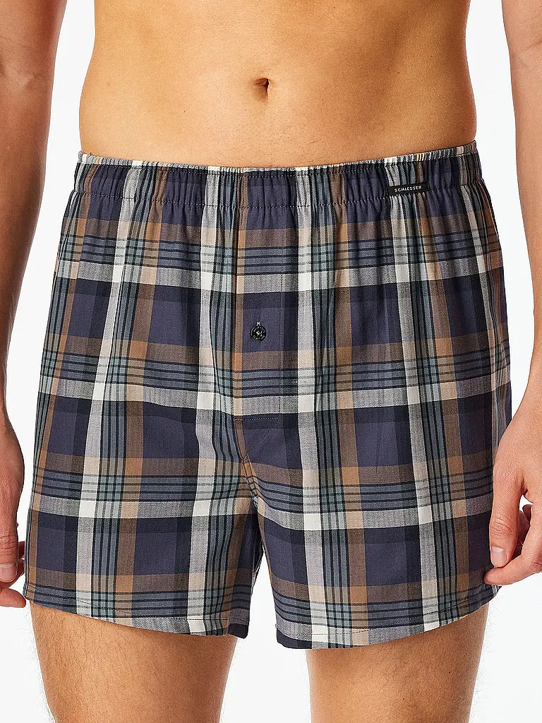 SCHIESSER | Boxershorts 2er Pkg. sortiert 4 | blau
