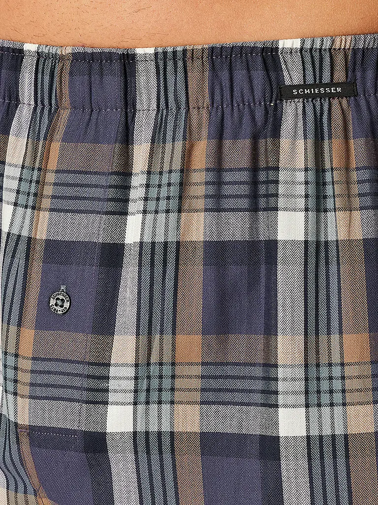 SCHIESSER | Boxershorts 2er Pkg. sortiert 4 | blau