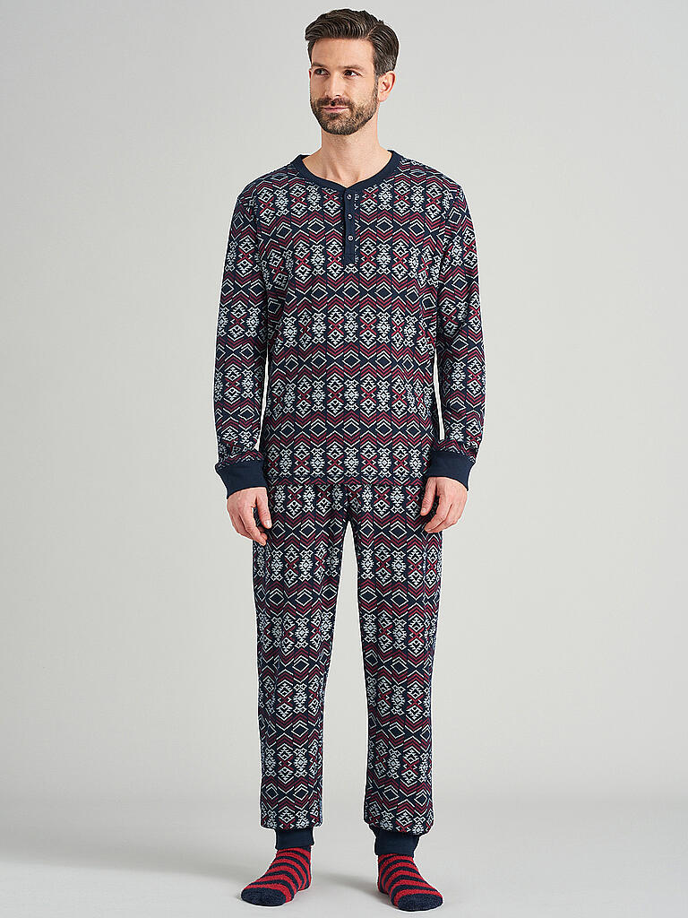 SCHIESSER | Geschenkset Pyjama | blau