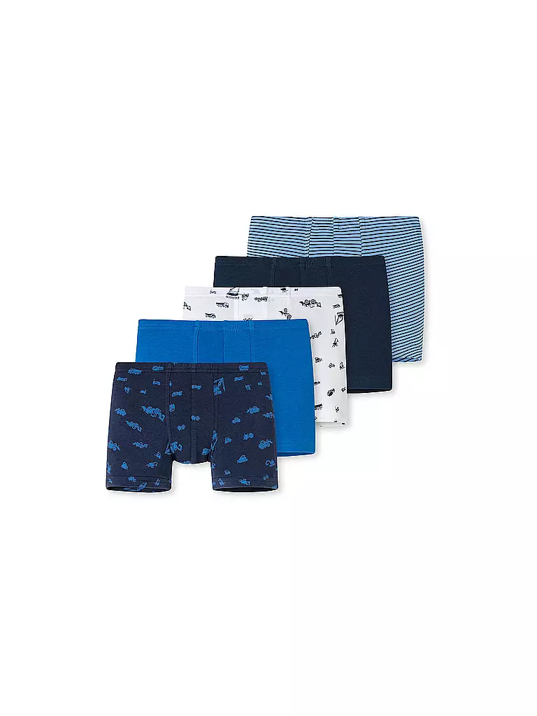 SCHIESSER | Jungen Pants 5er Pkg sortiert 4 | blau