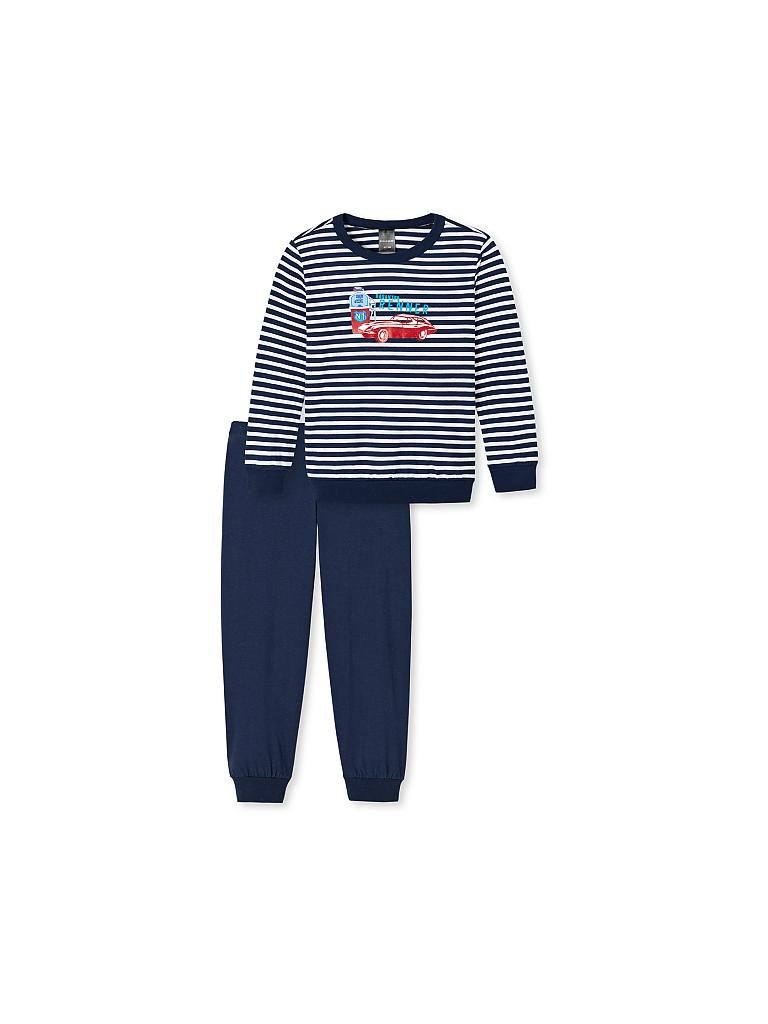 SCHIESSER | Jungen Pyjama LA Race Kids | blau