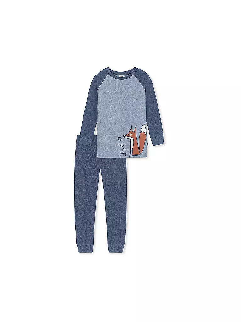 SCHIESSER | Jungen Pyjama | blau