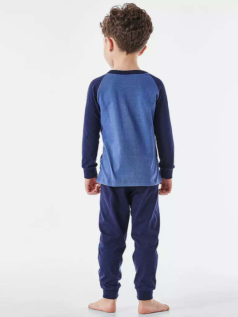 SCHIESSER | Jungen Pyjamaset | blau