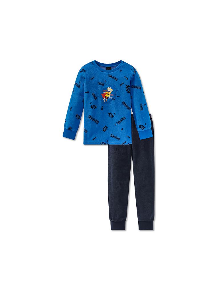 SCHIESSER | Jungen-Pyjama "Rat Henry" | blau