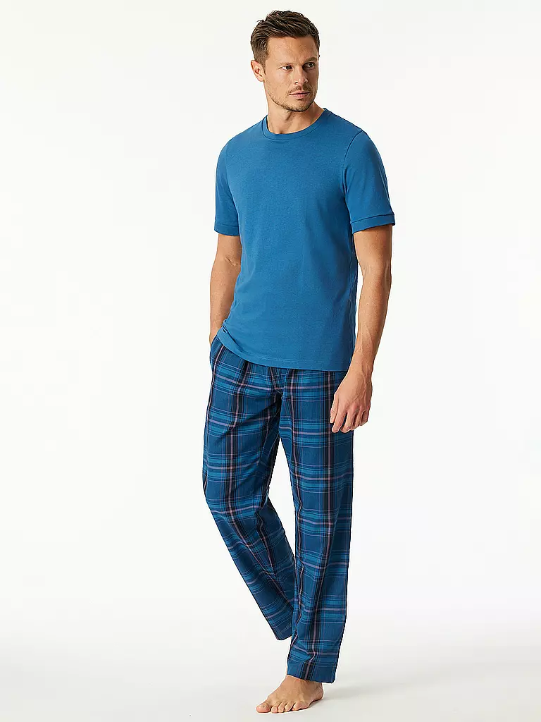 SCHIESSER | Loungewear Shirt  | blau