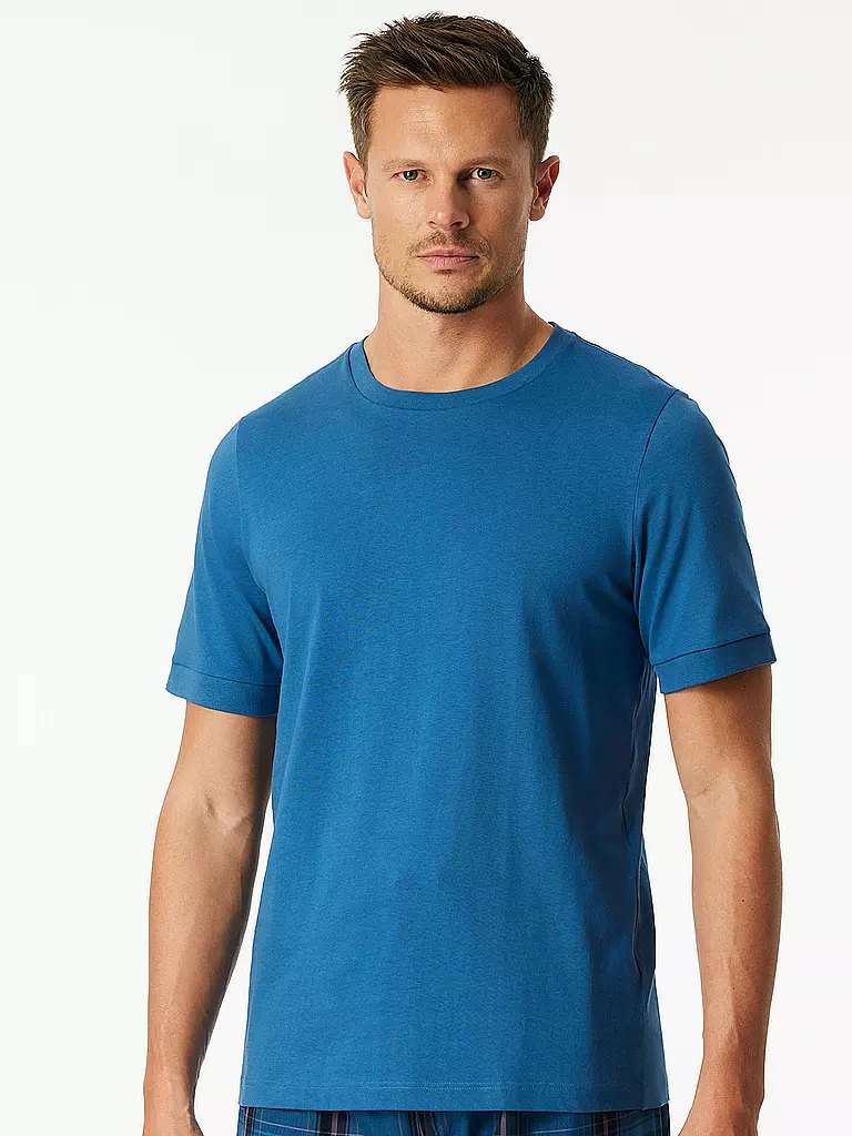 SCHIESSER | Loungewear Shirt  | blau