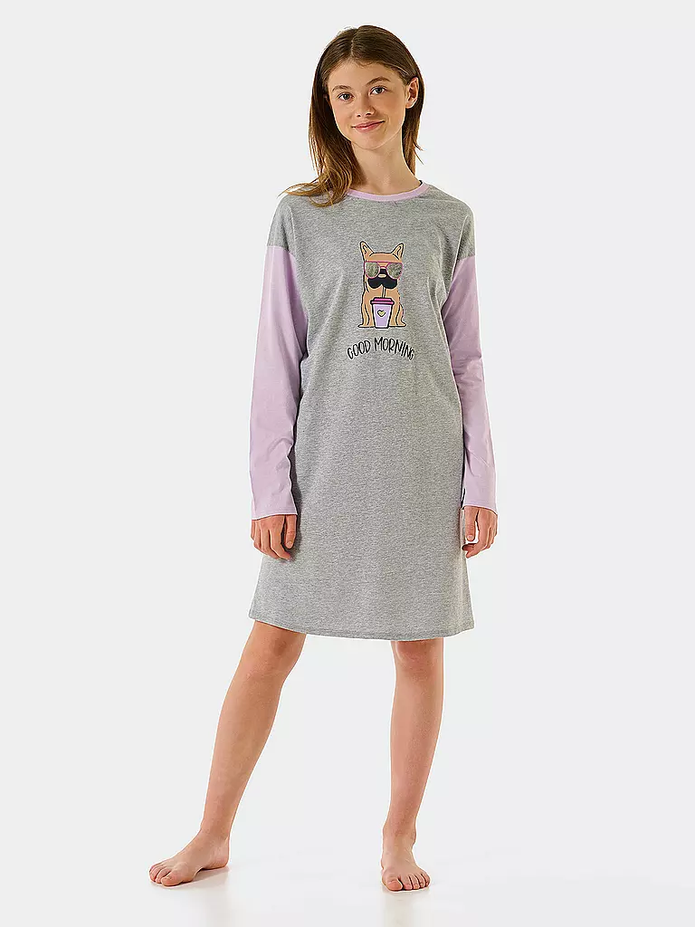 SCHIESSER | Mädchen Nachthemd | grau