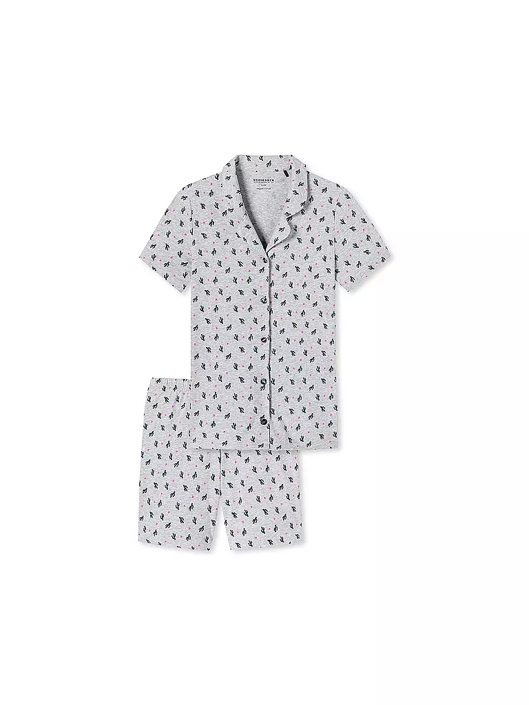 SCHIESSER | Mädchen Pyjama  | grau