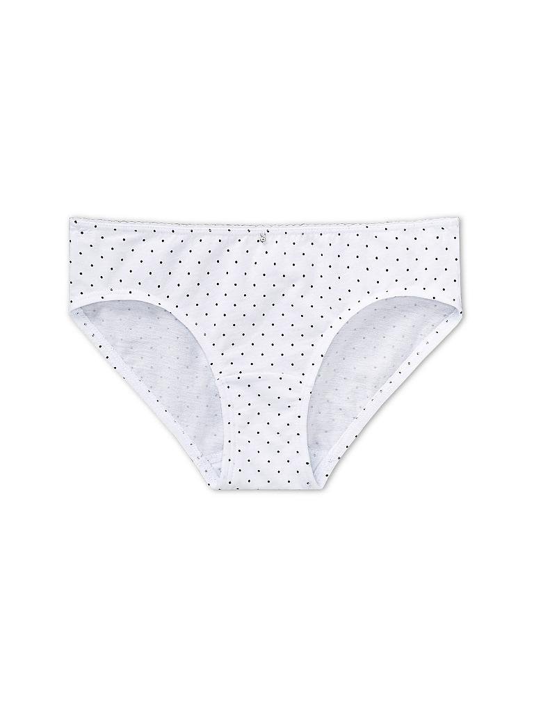 SCHIESSER | Mädchen Slip Dots | weiß