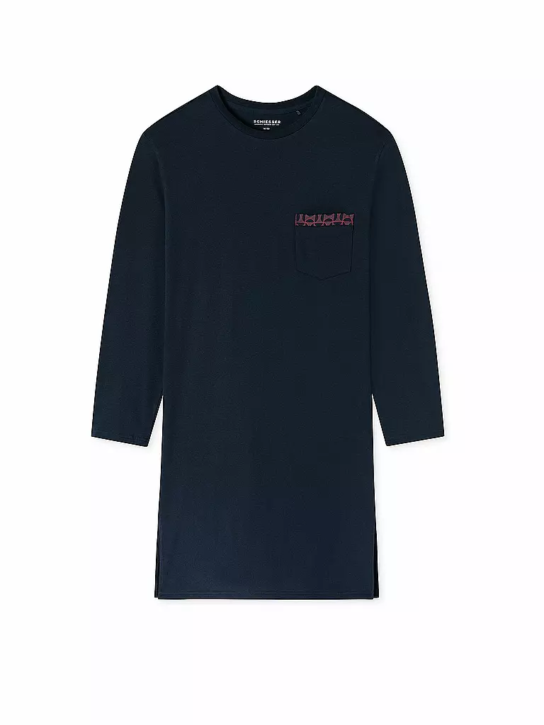 SCHIESSER | Nachthemd - Sleepshirt | Blau