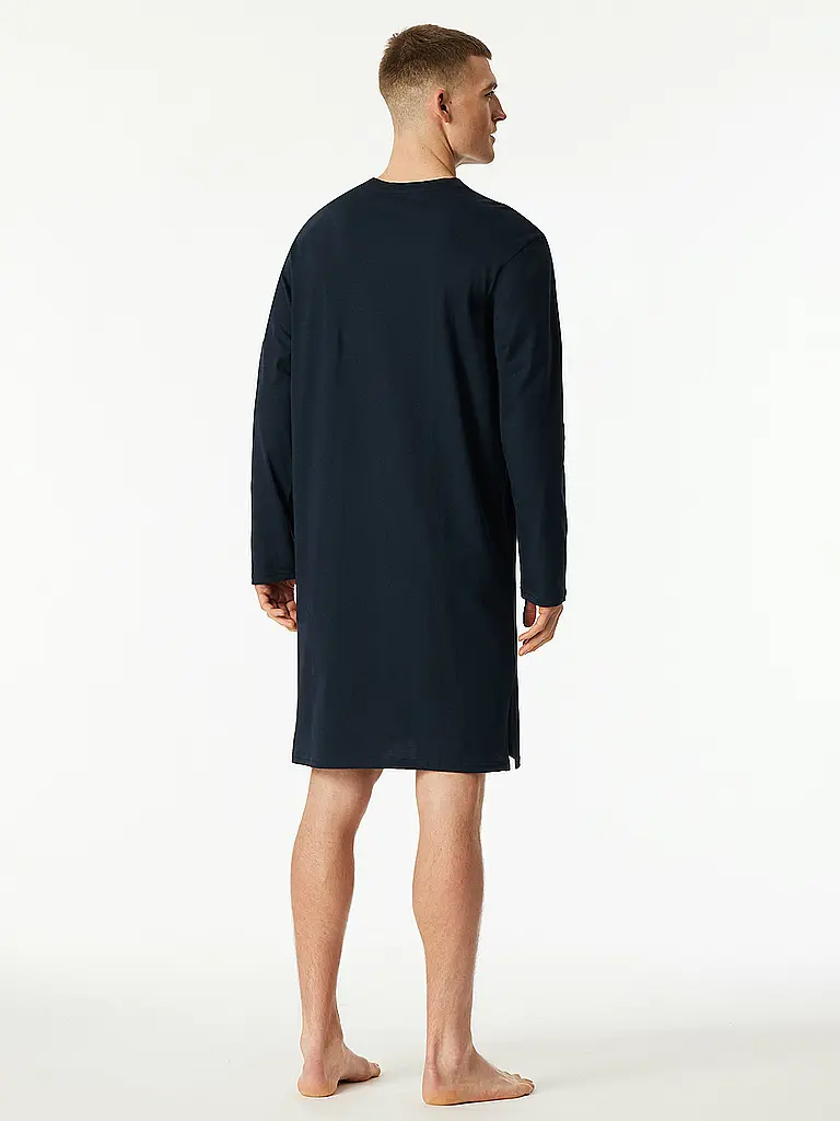 SCHIESSER | Nachthemd - Sleepshirt | Blau
