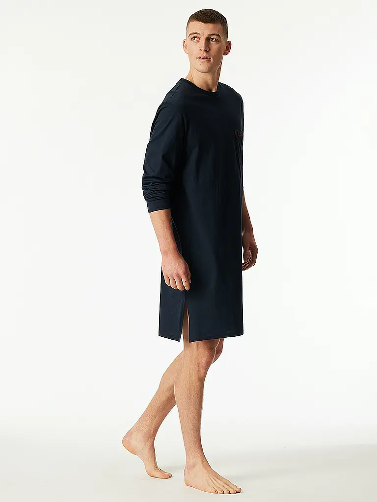 SCHIESSER | Nachthemd - Sleepshirt | Blau