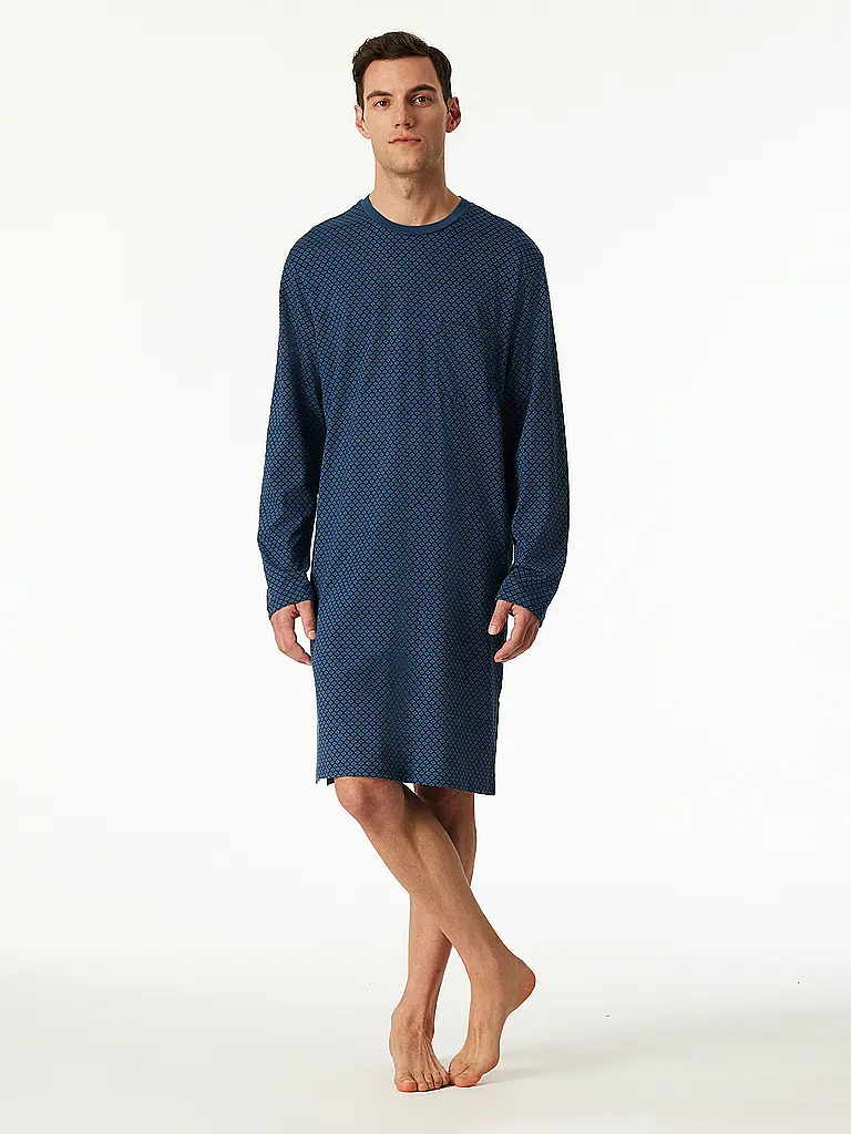 SCHIESSER | Nachthemd | Blau