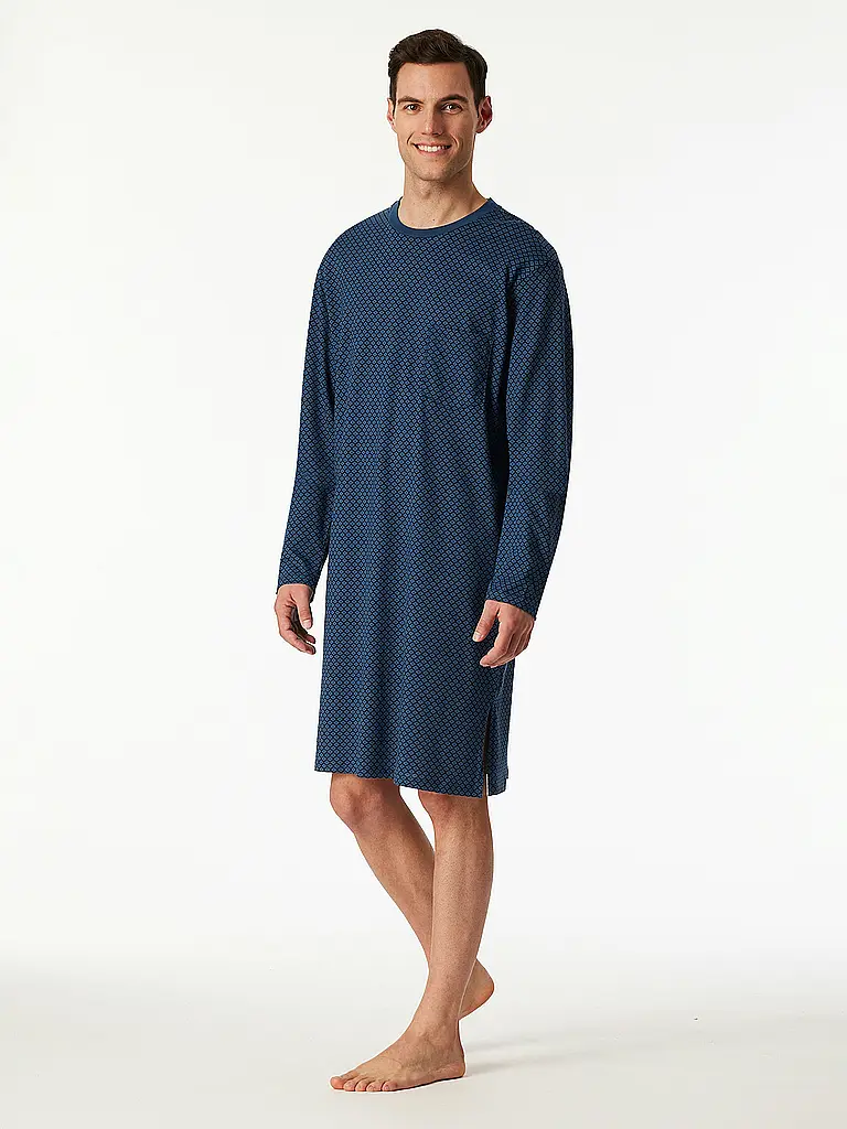 SCHIESSER | Nachthemd | Blau